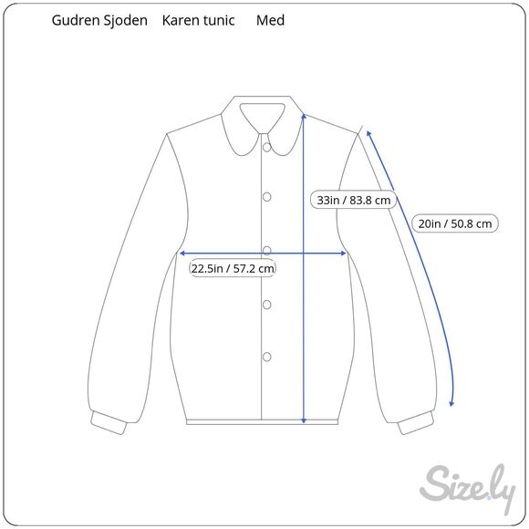 Gudrun Sjoden Swedish Pure Linen Karen Tunic Shirt-dress Roomy M Mushroom Beige‎ - Picture 6 of 6